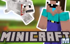 Minicraft: Steve And Wolf Adventure