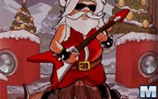 Santa Rockstar - Metal Xmas